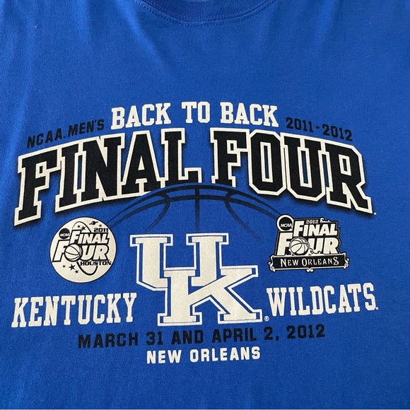 Kentucky University Wildcats 2012 final four t-shirt - Picture 7 of 11